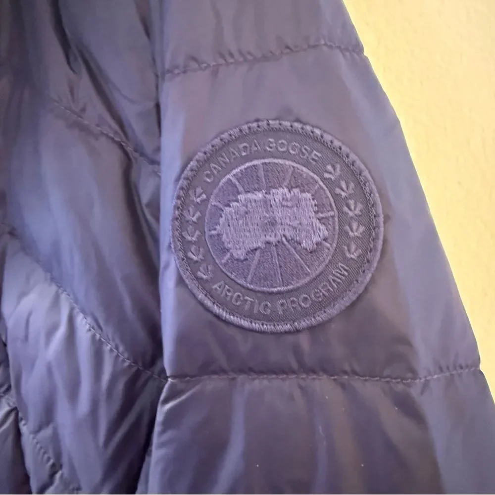 Canada Goose Abbott Hoody Down Jacket Large Indigo Navy NWT